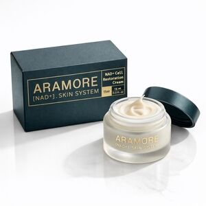 Aramore NAD+ Cell Restoration Cream PM 15ml Anti-Aging Night Moisturizer Niacina